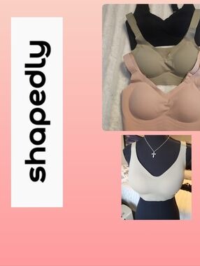 NEW. THREE Shapedly Brand Bras.